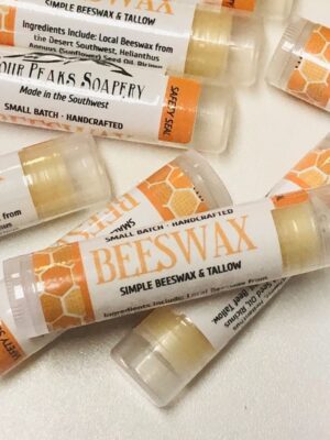 Beeswax and Tallow Simple Lip Balm