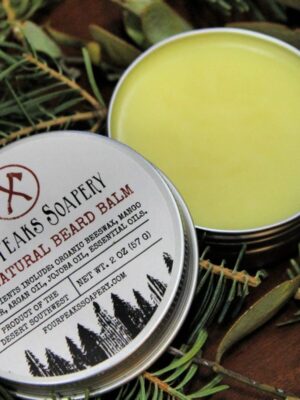 Woodsy Beard Balm: Cedarwood, Pine & Rosemary Scent - 2 oz
