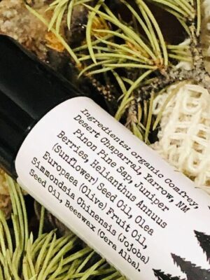 Herbal Salve Stick // Comfrey, Yarrow, Piñon Pine, Juniper, Evergreen Infused Oil