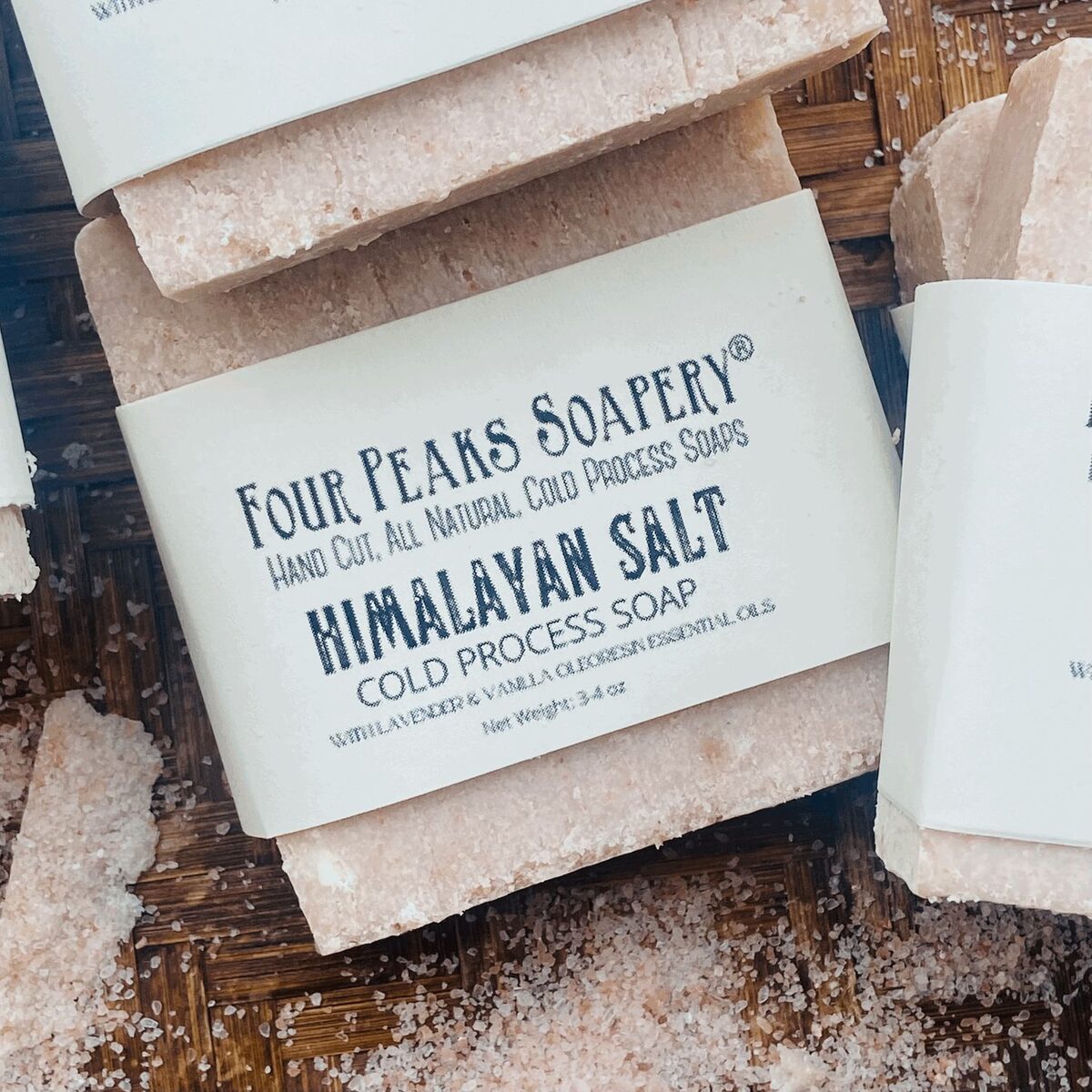 Lavender Vanilla Himalayan Pink Salt Soap Bars