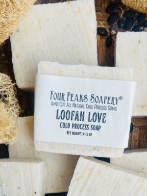 Loofah Cold Process Tallow Soap
