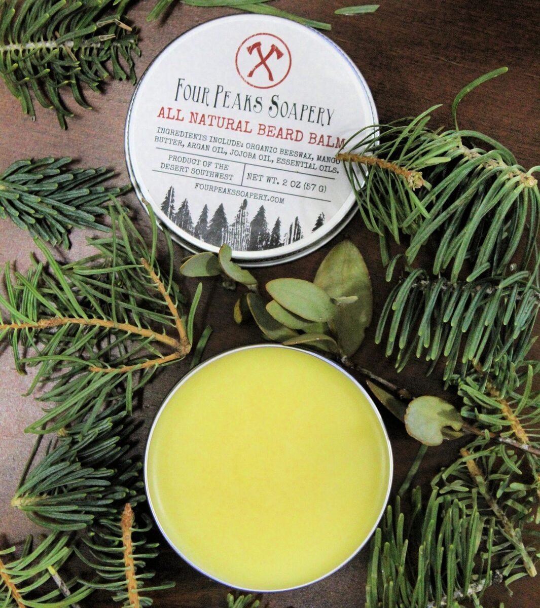 Woodsy Beard Balm: Cedarwood, Pine & Rosemary Scent - 2 oz