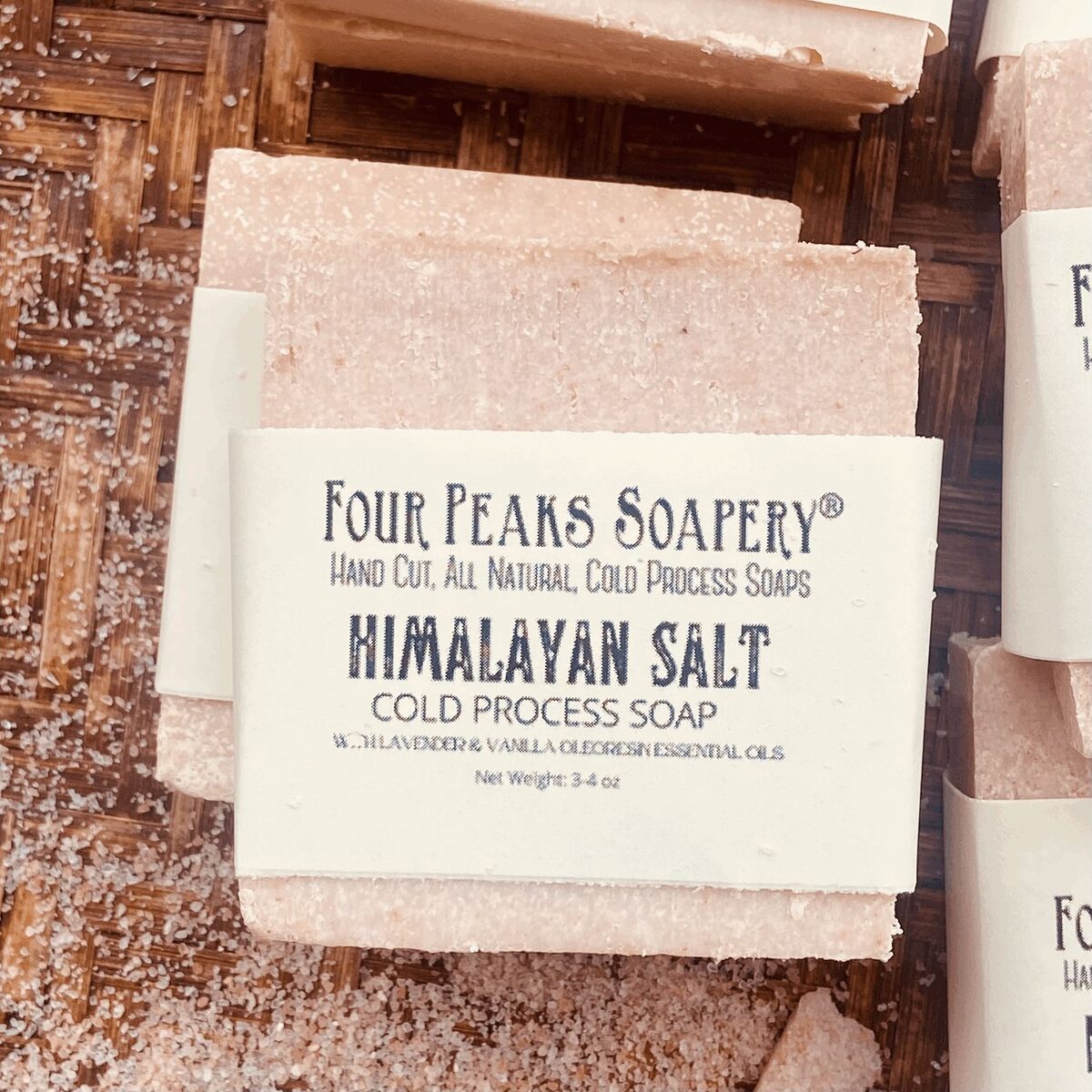 Lavender Vanilla Himalayan Pink Salt Soap Bars
