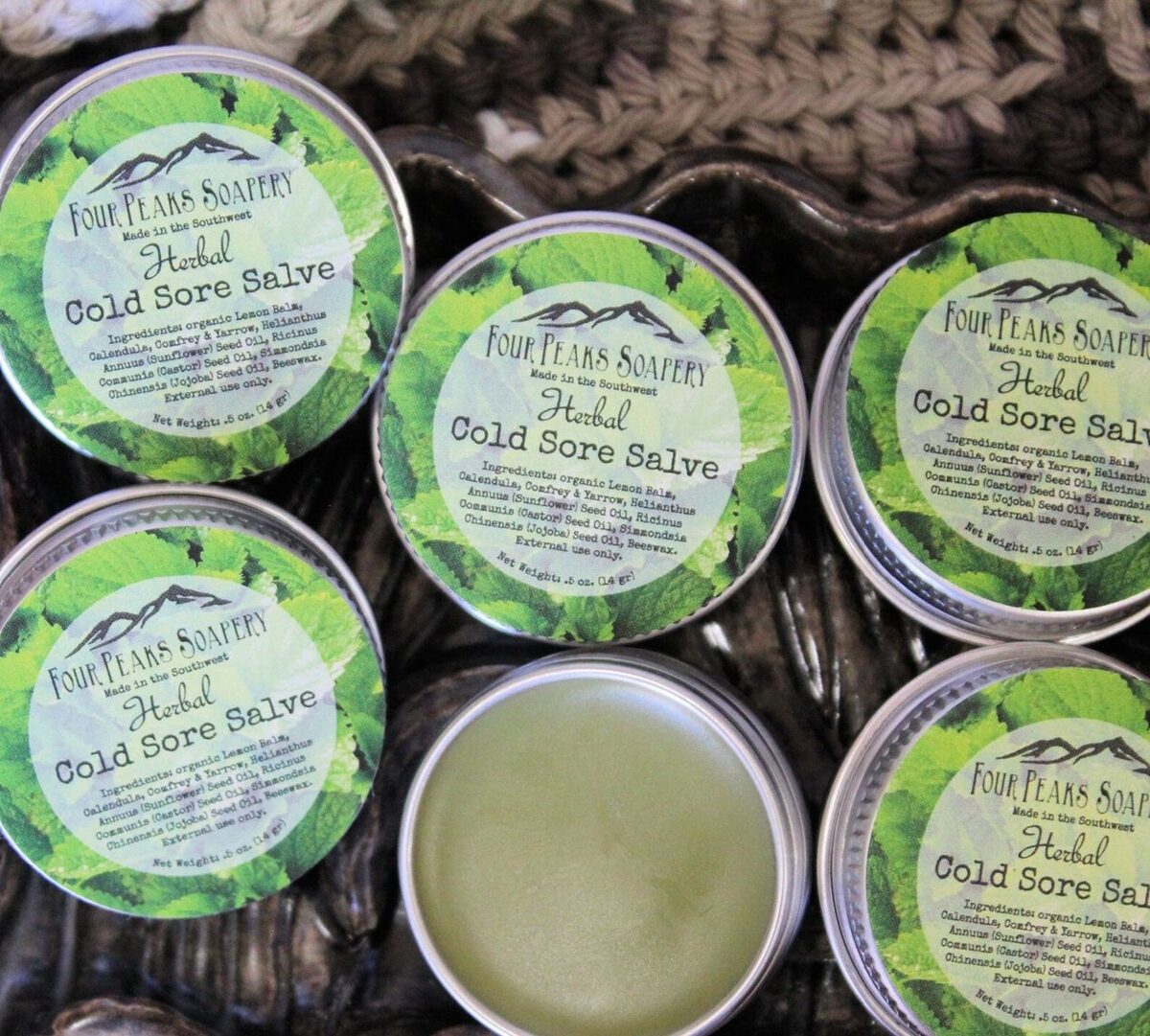 Lemon Balm Herbal Lip Salve