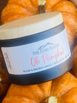 Oh Pumpkin! Tallow and Beeswax Candle