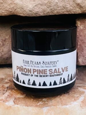 Piñon Pine Salve: Wild Harvested Sap, New Mexico, Bonus Lip Balm