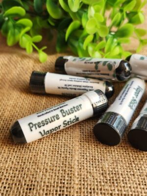 Pressure Buster Vapor Stick – Peppermint & Eucalyptus Aromatherapy Nasal Inhaler