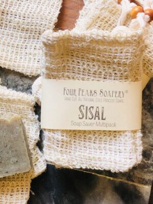 Sisal Soap Saver Pouch: Plant-Based Body Scrubber, Zero Waste