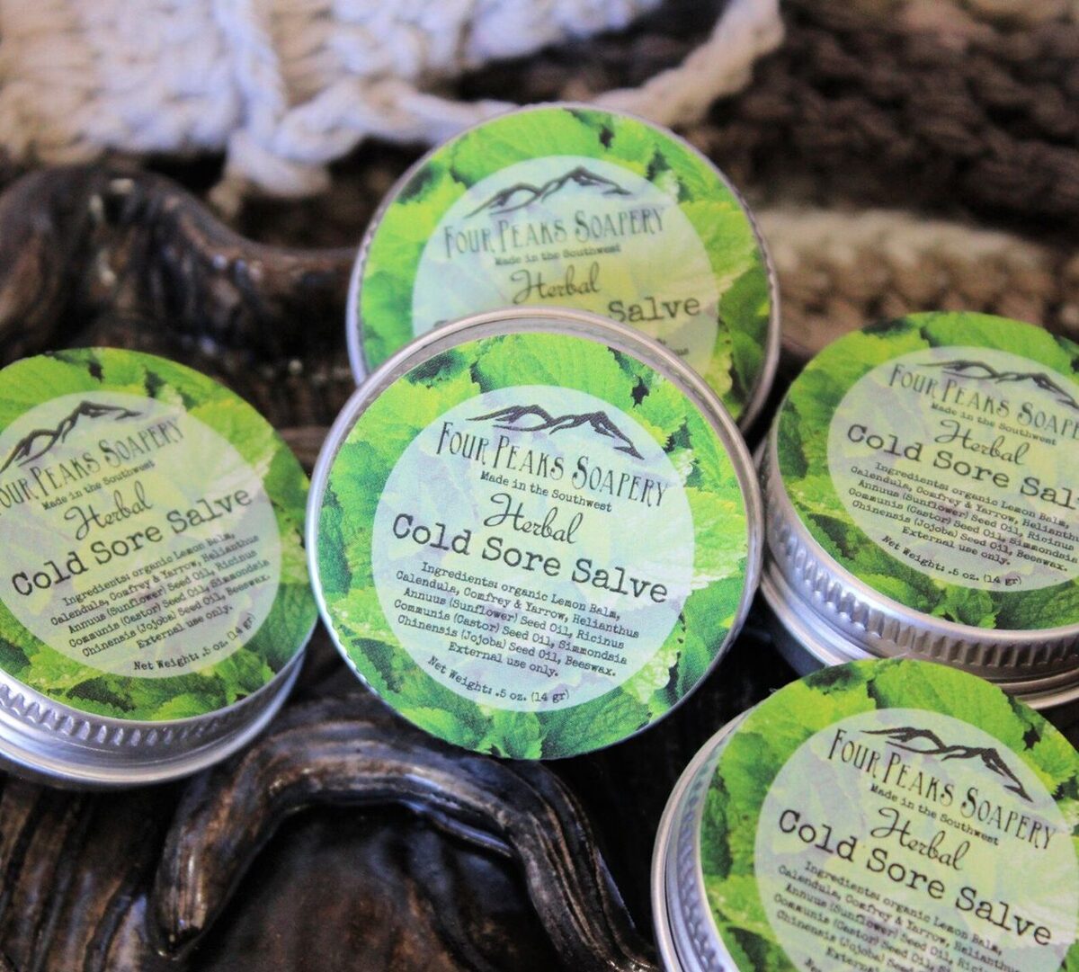 Lemon Balm Herbal Lip Salve