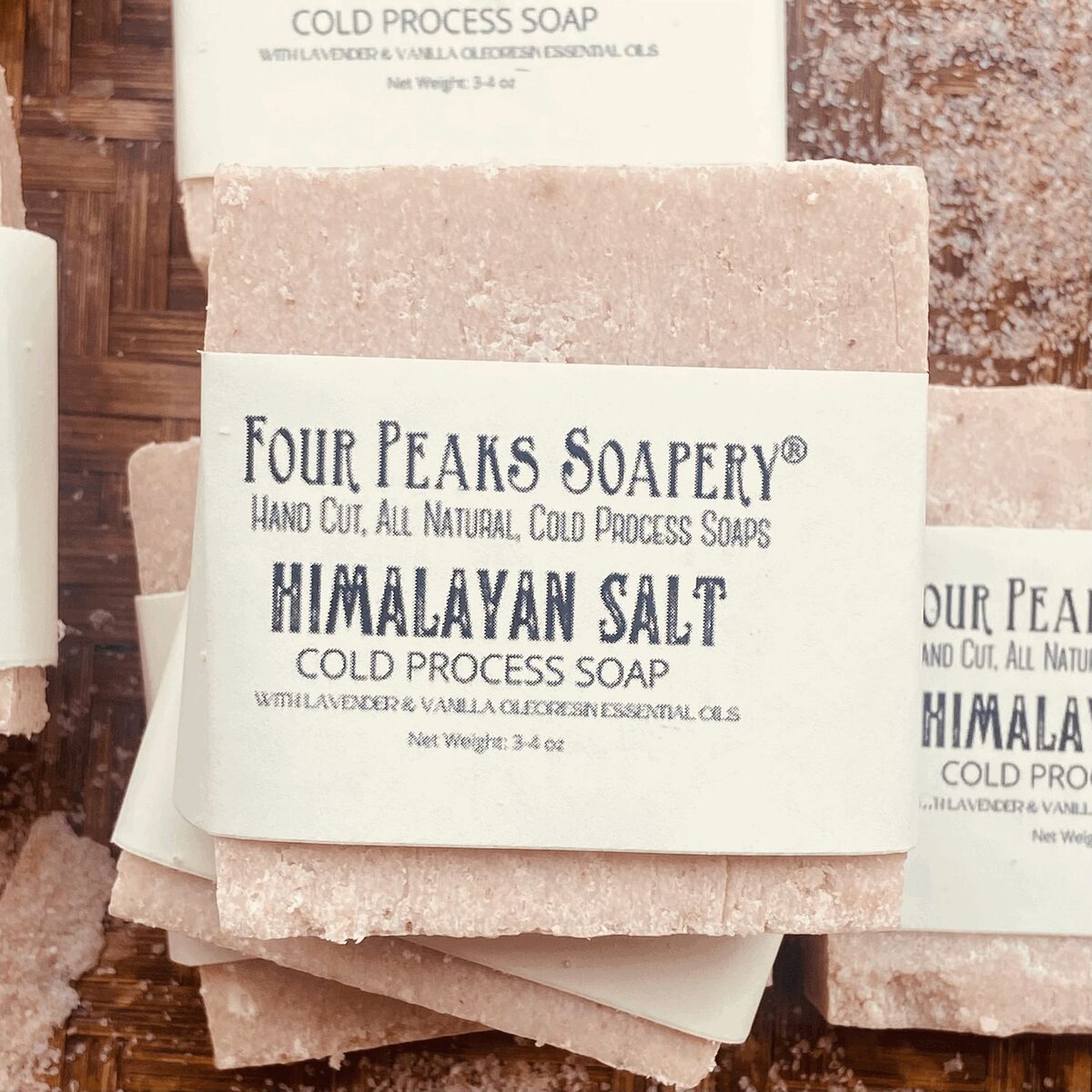 Lavender Vanilla Himalayan Pink Salt Soap Bars