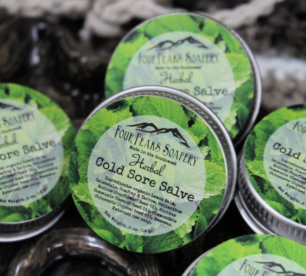 Lemon Balm Herbal Lip Salve