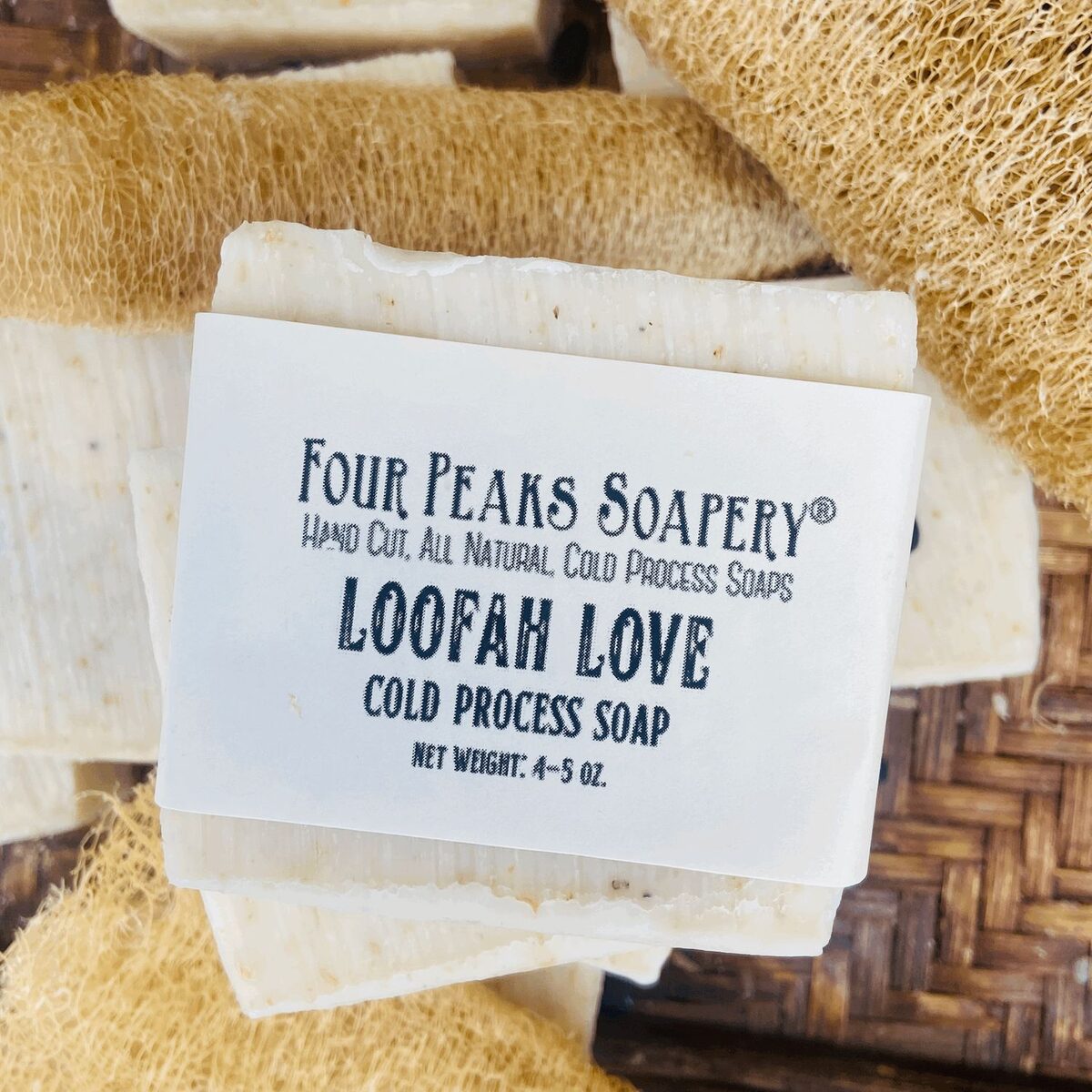 Loofah Cold Process Tallow Soap